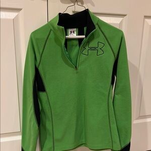 Under Armour Lime Green and Black Pullover
